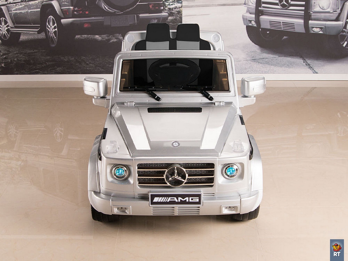 Электромобиль DMD-G55 Mercedes-Benz AMG NEW Version 12V R/C silver с резиновыми колесами
